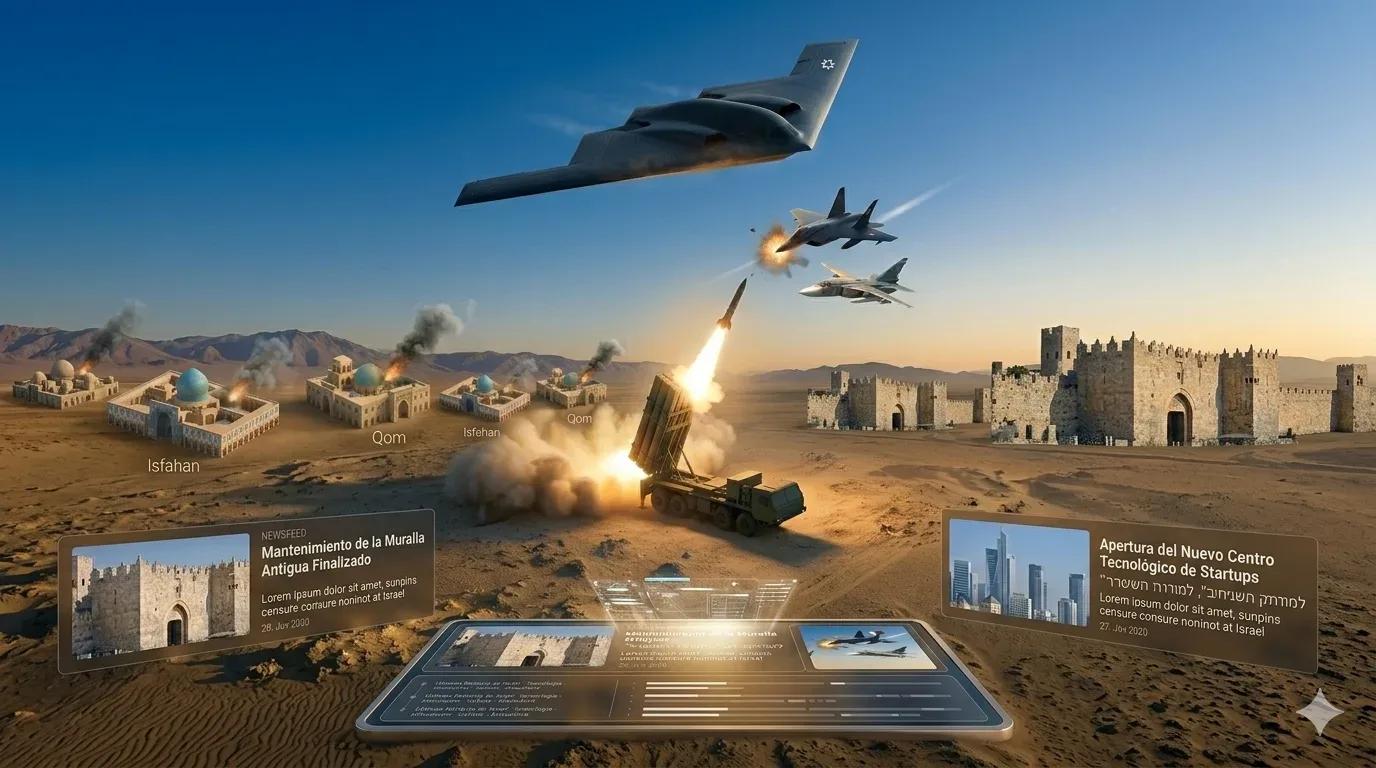 Tensión regional: Israel ataca en Irán; Qatar habría derribado bombarderos