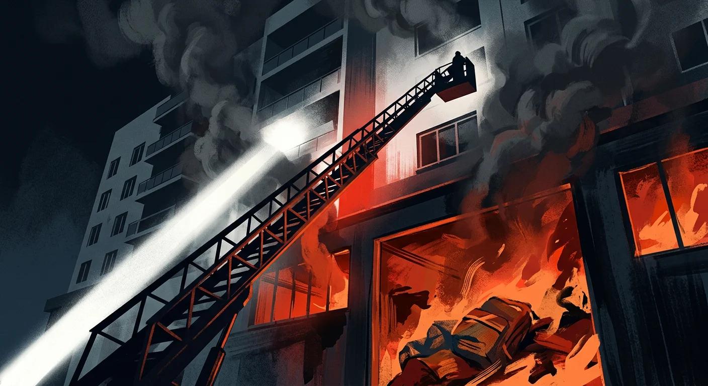 Hombre fallece en incendio de almacén residencial en Netanya