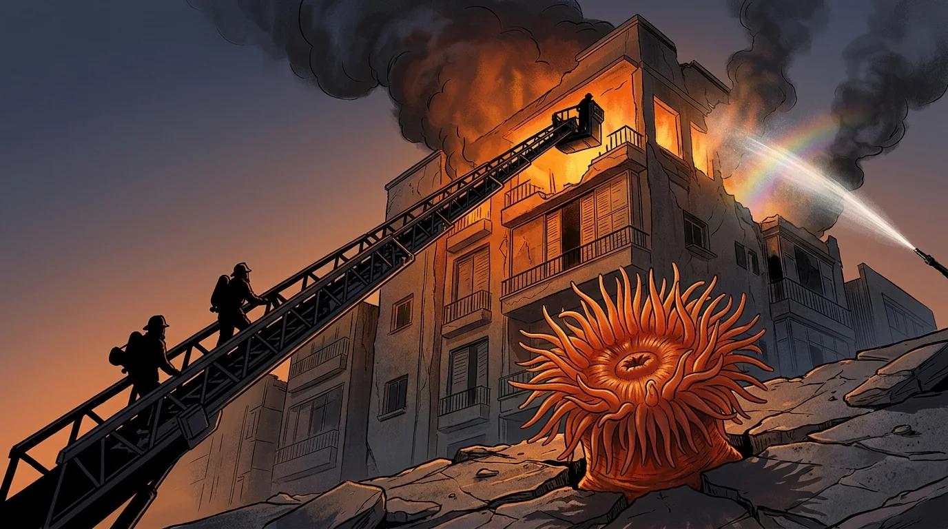Cuatro heridos tras colapso de edificio residencial en Tel Aviv