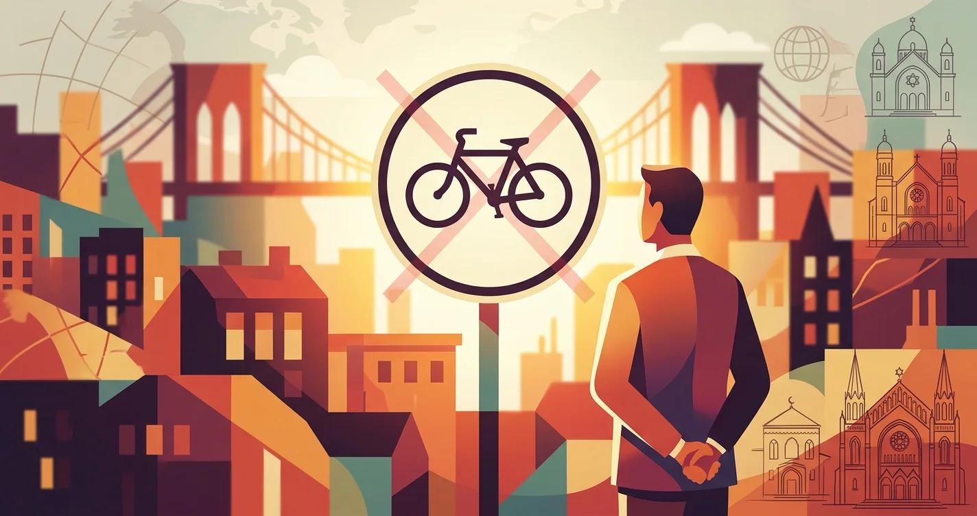 Alcalde de Nueva York evade pregunta sobre carriles bici en Brooklyn