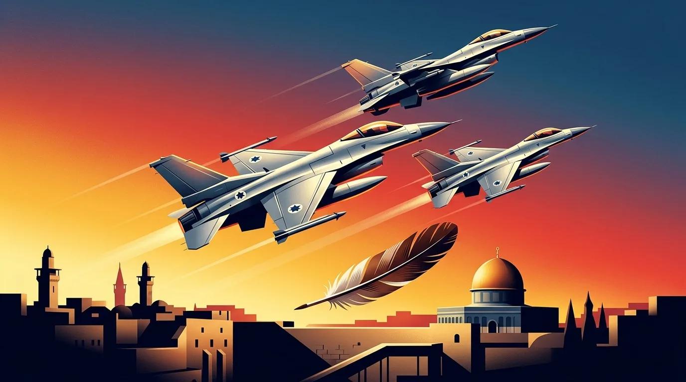 Cazas de la IAF sobrevuelan Jerusalén por relevo de su comandante